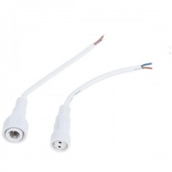 Conector Macho 2pins ip67 con 20cm. cable